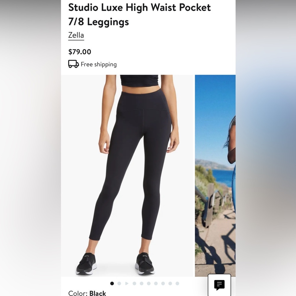 Zella high waisted pocket leggings